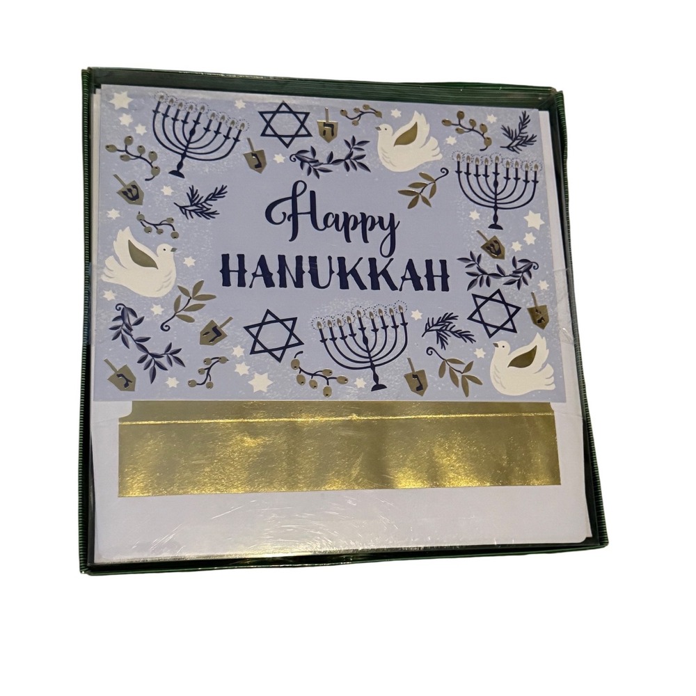 Holiday Collection Happy Hanukkah Greeting‎ Cards 16 Cards 16 Envelopes Master